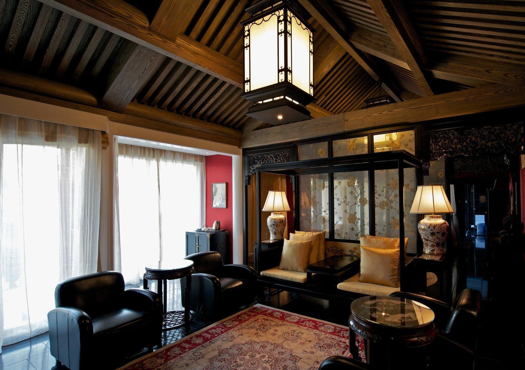 Lv Garden Huanghuali Art Galery Beijing Hotel Yinjiafu Bagian luar foto